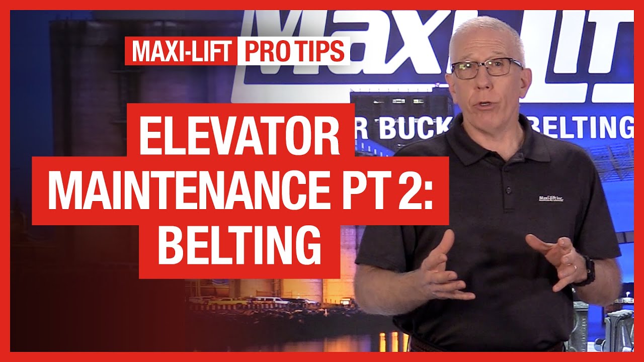 Elevator Maintenance Pt. 2 - Belting