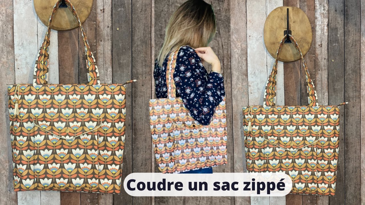 Tuto couture : coudre un sac à main zippé