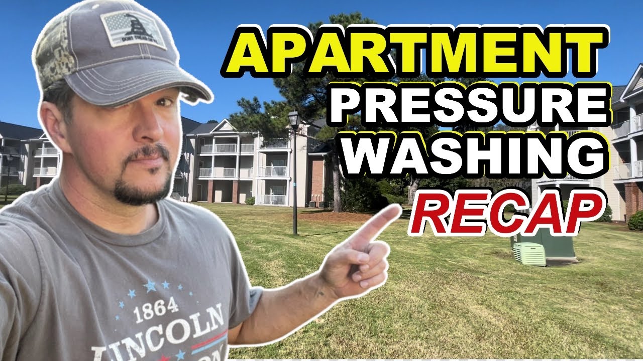 Apartment Complex Pressure Washing Job Recap