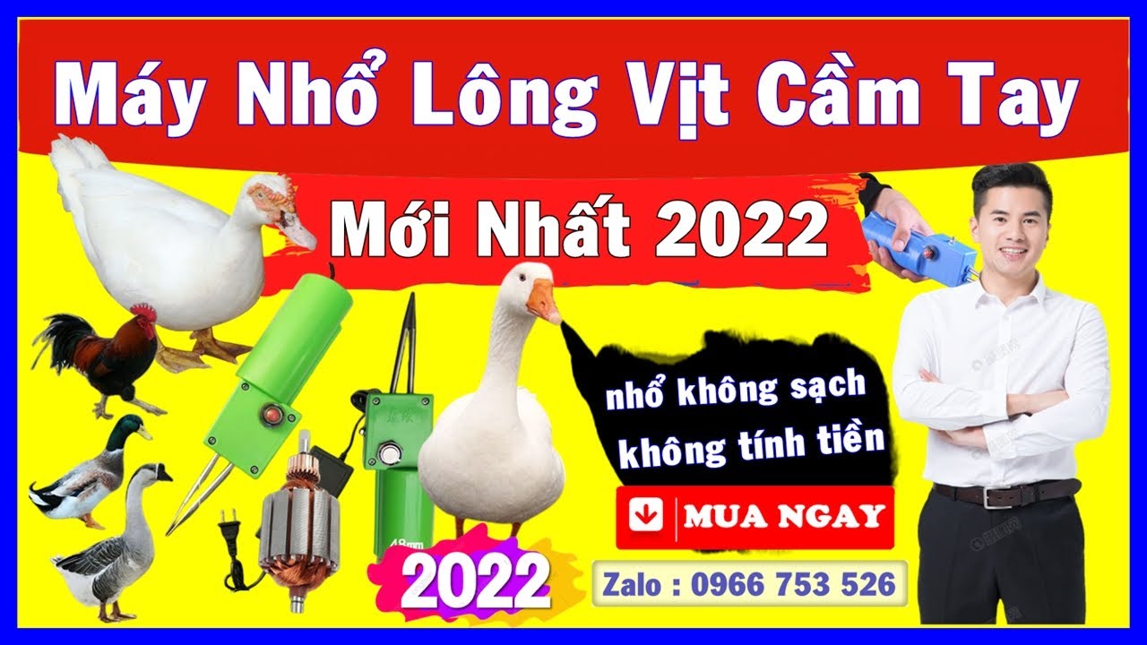 Máy nhổ lông vịt cầm tay giá bao nhiêu, máy nhổ lông... - youtube