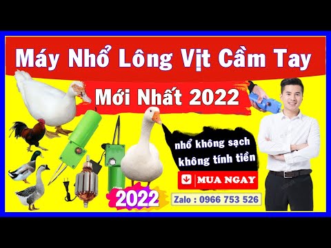 Video Máy nhổ lông vịt cầm tay giá bao nhiêu, máy nhổ lông... - youtube