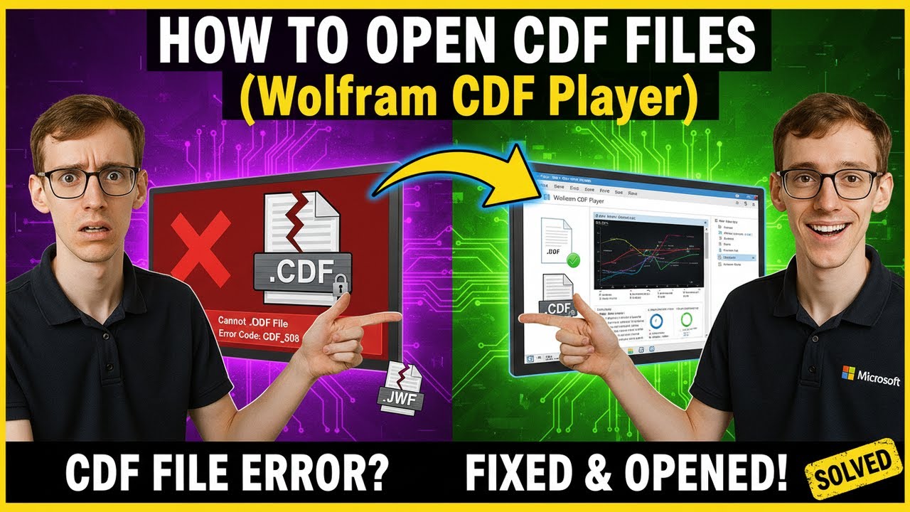 How to Open CDF Files (Wolfram CDF Player) - YouTube