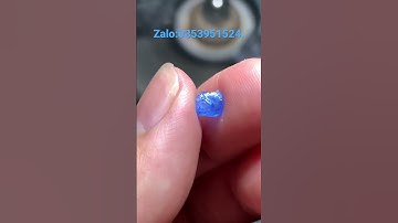 Spinel màu xanh chân Tông ,đá quý An Phú/Lục Yên.