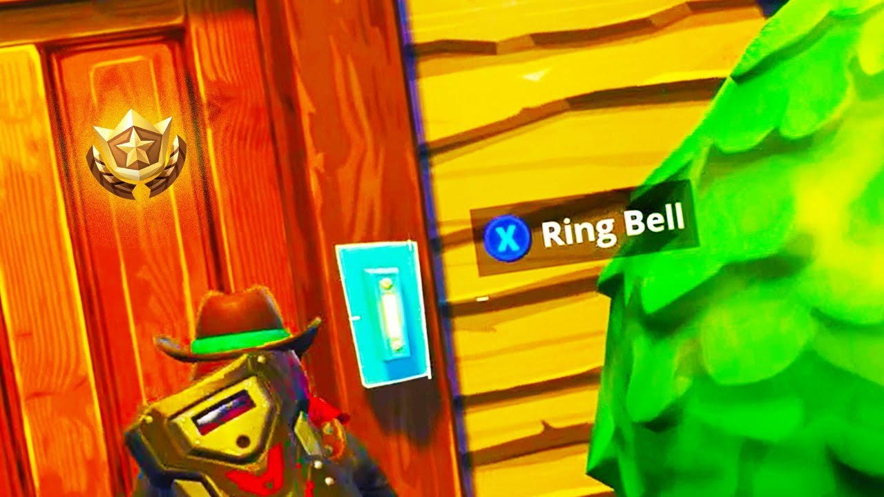 RING THE DOORBELL CHALLENGE! Fortnite Week 4 YouTube