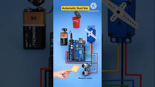 How to Make Automatic Dustbin Using Arduino 🤖🗑️ #shorts