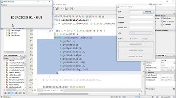 GUI con ArrayList - 09 - Listar Registros
