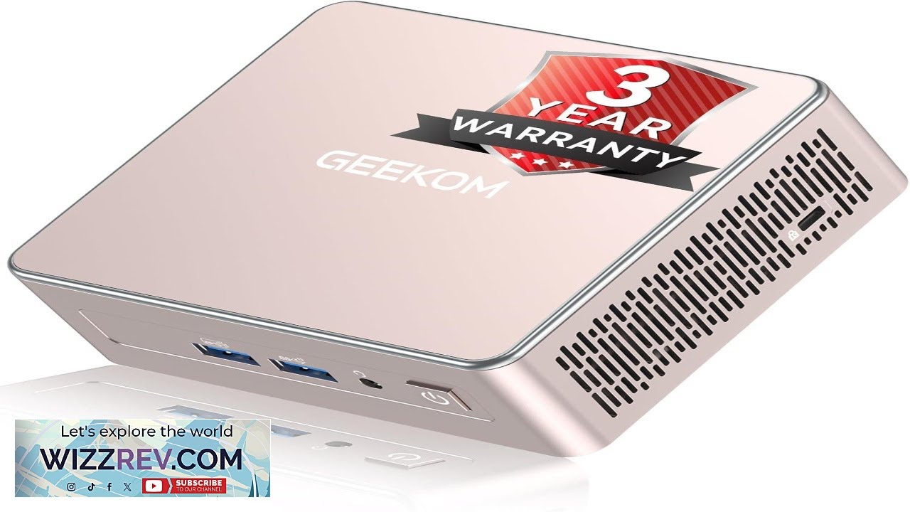 Мини-ПК GEEKOM A5 с процессором AMD Ryzen 5 7430U, 3-летняя гарантия, 16 ГБ оперативной памяти.