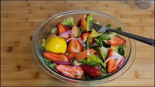 የእንጆሪ ሰላጣ | Strawberry Salad |  ETHIOPIAN FOOD