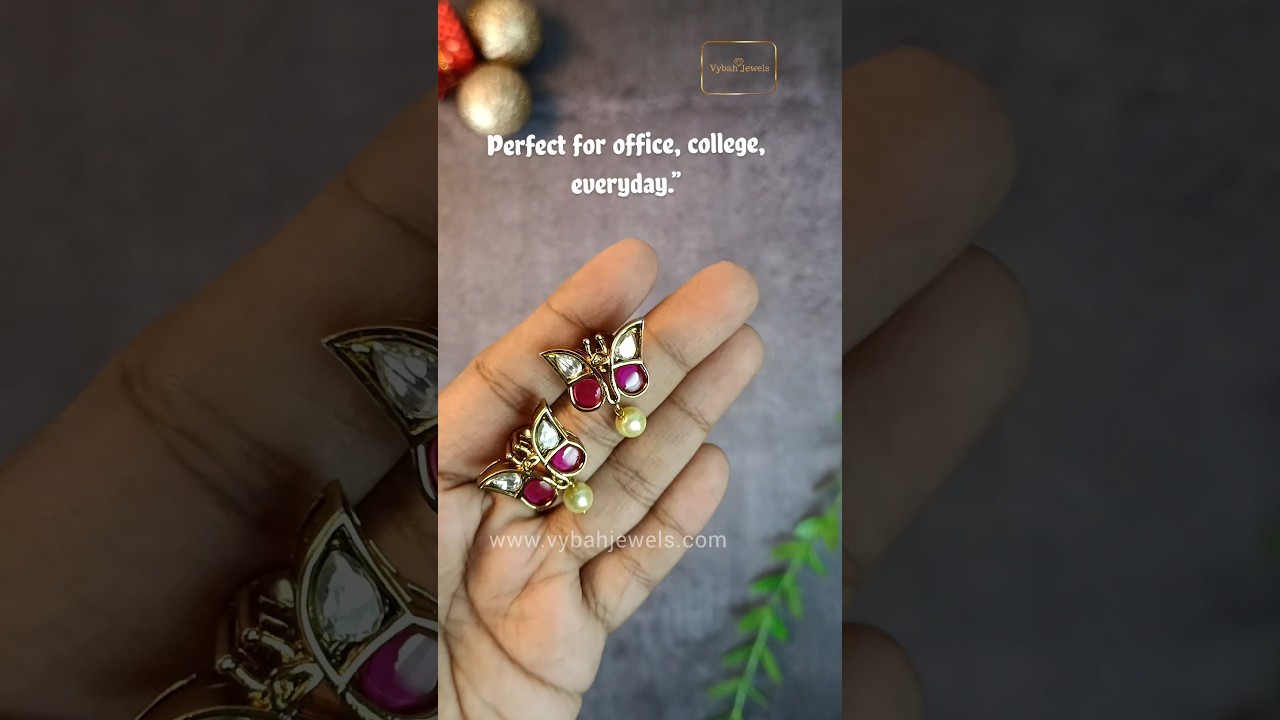 Do you want  earrings to wear in the office/Colleges? #earrings #jewellery #vybah