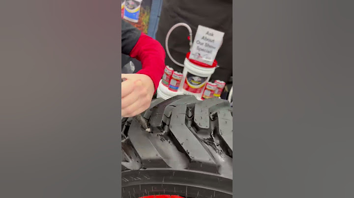 Multi seal tire sealant #equipexpo22 #equipexpo