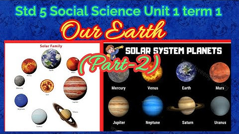 Our Earth(Part-2)/ 5th standard/Social Science/ Unit 1/term 1/Samacheer kalvi.