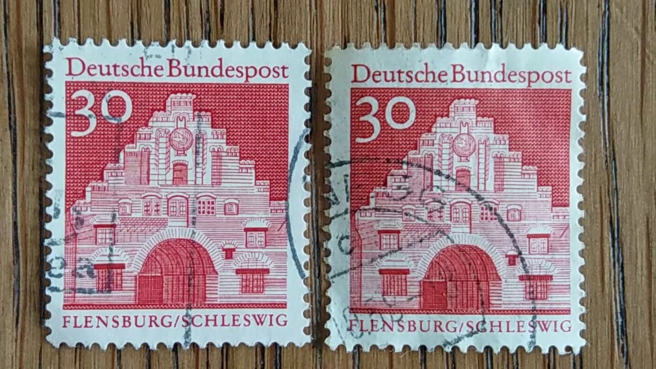 FLENSBURG SCHLESWIG OLD GERMAN POSTAGE STAMPS Deutsche Bundespost 30 FLENSBURG SCHLESWIG OLD GERMAN POSTAGE STAMPS Deutsche Bundespost 30