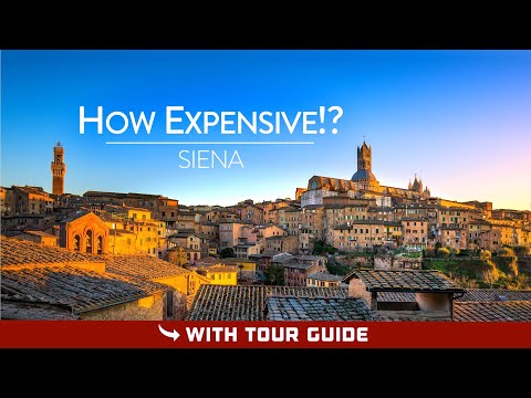 SIENA, Italy (Tuscany) - Can You Afford It? (Prices & Costs)