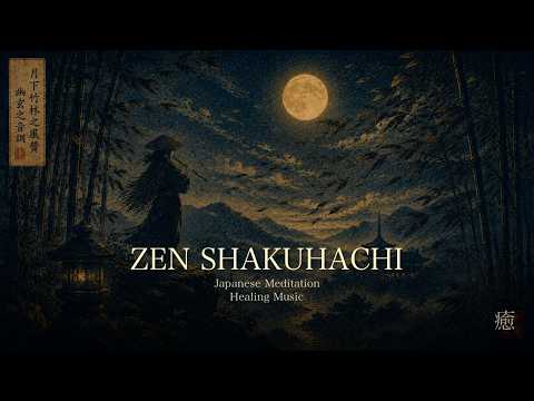 【瞑想・睡眠BGM】ZEN Shakuhachi Music with Wind & Bamboo | 2 Hours Japanese Healing BGM