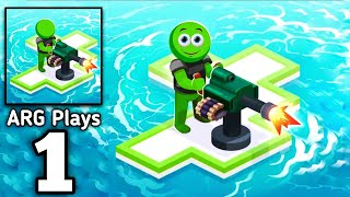 War Of Rafts - Crazy Sea Battle Gameplay Walkthrough Part 1 screenshot 4