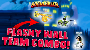 FLASHY WALL TEAM COMBO! • Brawlhalla Top Viewer Team Combos