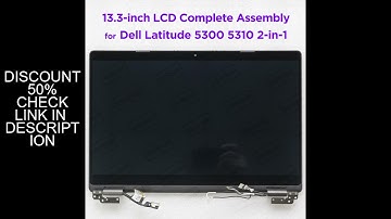 13.3 Inch LCD Touch Screen Complete Assembly for Dell Latitude 5300 2in1 5310 2-in-1 P96G P96G001 Di
