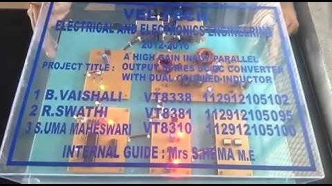 A high gain input parallel output series DC/DC
