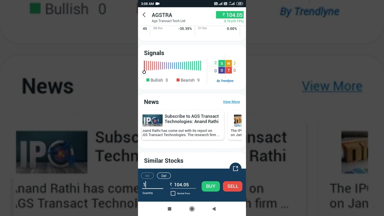 AGS transact Share News today