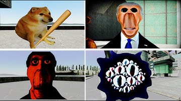 GMOD Ultimate Nextbots Pack 111  Review on 2D Nextbots +animated   Garry