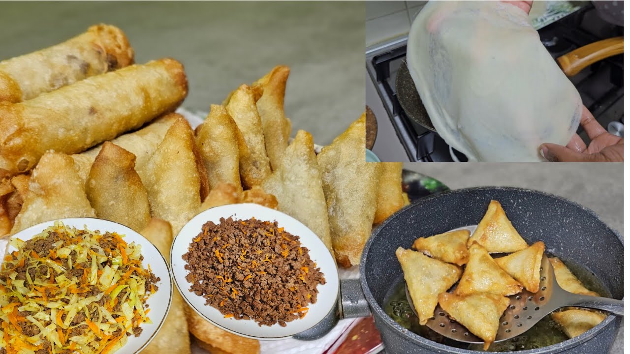 How to Make Perfect Samosa and Spring Roll Wrappers and Fillings