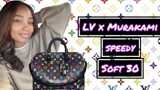 LV x Murakami Speedy Soft 30 | What Fits | First Impressions screenshot 4