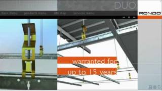 Rondo DUO® Exposed Grid Ceiling System