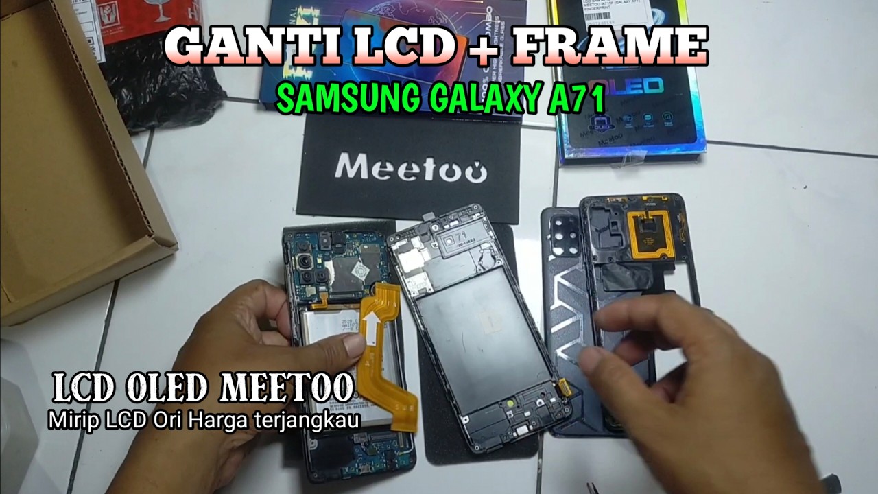 GANTI LCD + FRAME SAMSUNG GALAXY A71
