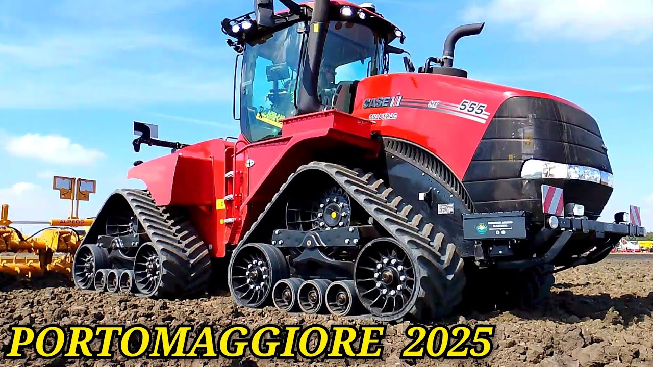PORTOMAGGIORE (FE) 2025 - Trattori Prove in Campo (1/3) JOHN DEERE Fendt CASE Claas Tractor 
