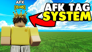 [FREE] AFK TAG SYSTEM | Roblox Studio