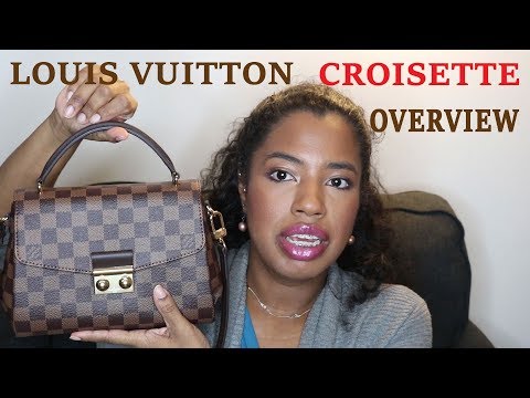 LOUIS VUITTON CROISETTE WEAR AND TEAR REVIEW + MOD SHOTS IN THE END 