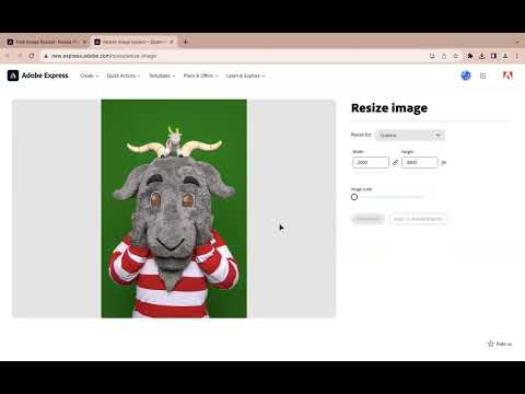 How to resize your images using Adobe Free Image Resizer