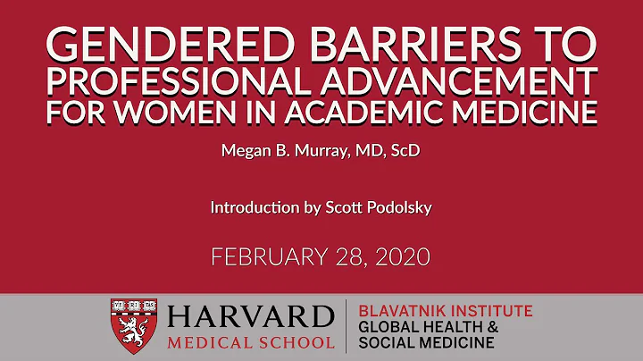 Gendered Barriers to Professional Advancement for ...
