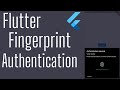 Flutter Tutorial - Flutter Fingerprint Authentication [2022]