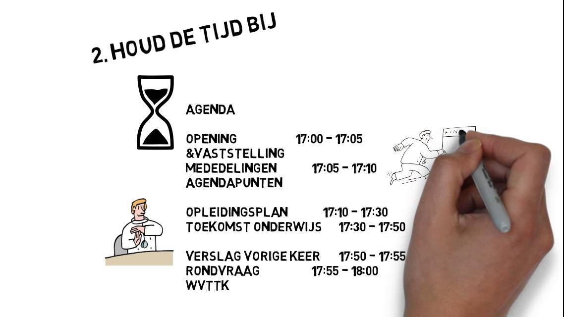 Vergaderingen voorzitten deel 2 Leiding geven aan de vergadering