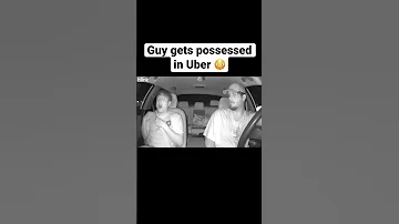 GUY GETS POSSESSED IN UBER! 😳 #shorts