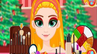 Glam Christmas Makeup Tutorial Game for Girls - Glitter Christmas Elf Makeover from Colorweddingames screenshot 5
