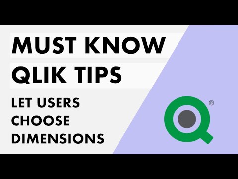 Qlik Sense - Must Know Tips #4 | Let the user choose chart dimensions