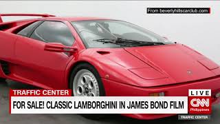 Career Overview For sale! Classic Lamborghini in James Bond film