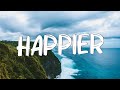 Happier Olivia Rodrigo Lyric Video Madison Beer Jamie Miller mp3