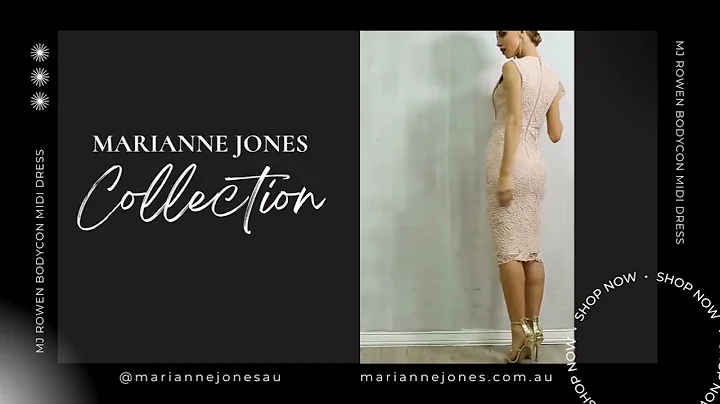 Marianne Jones Rowen Bodycon Midi Dress