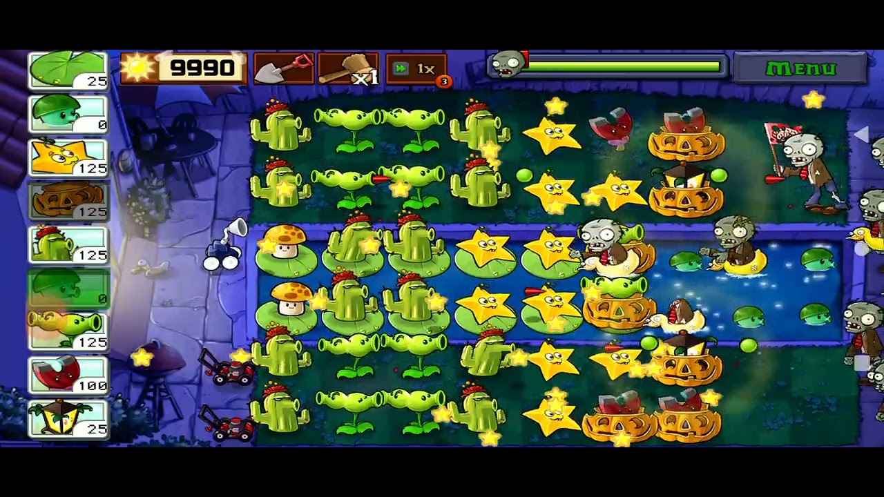 Survival-fog plant vs zombie