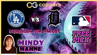 7/12/24 Dodgers vs Tigers MLB Sports Picks & Predictions #ogcappers