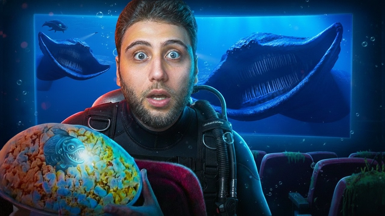 لا تشاهد افلام وحوش البحر العملاقه  !!