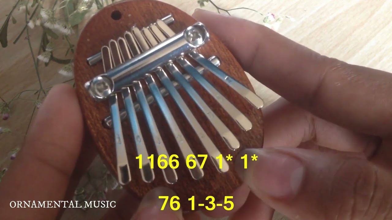 Міні калімба 8-ми клавішна Mini Kalimba 8 Key (78358)