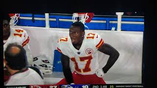 Mecole Hardman #17 49yd td reception  Chiefs/Ravens