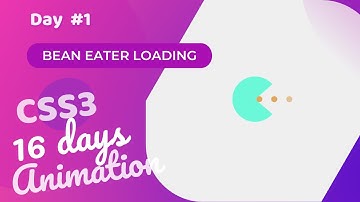 Bean Easter Loading Animation Using CSS (Day 1 of CSS3 in 16 Days Loading Animation )