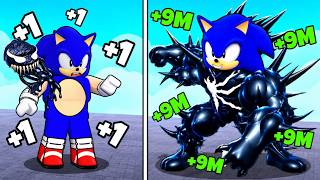 SONIC BECAME THE STRONGEST VENOM IN ROBLOX VENOM EVOLUTION !!