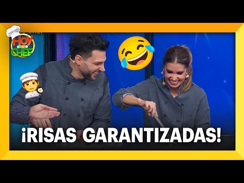 Nicola Porcella and Andrea Escalona aka: Culinary Disaster 🤣 | Programa Hoy