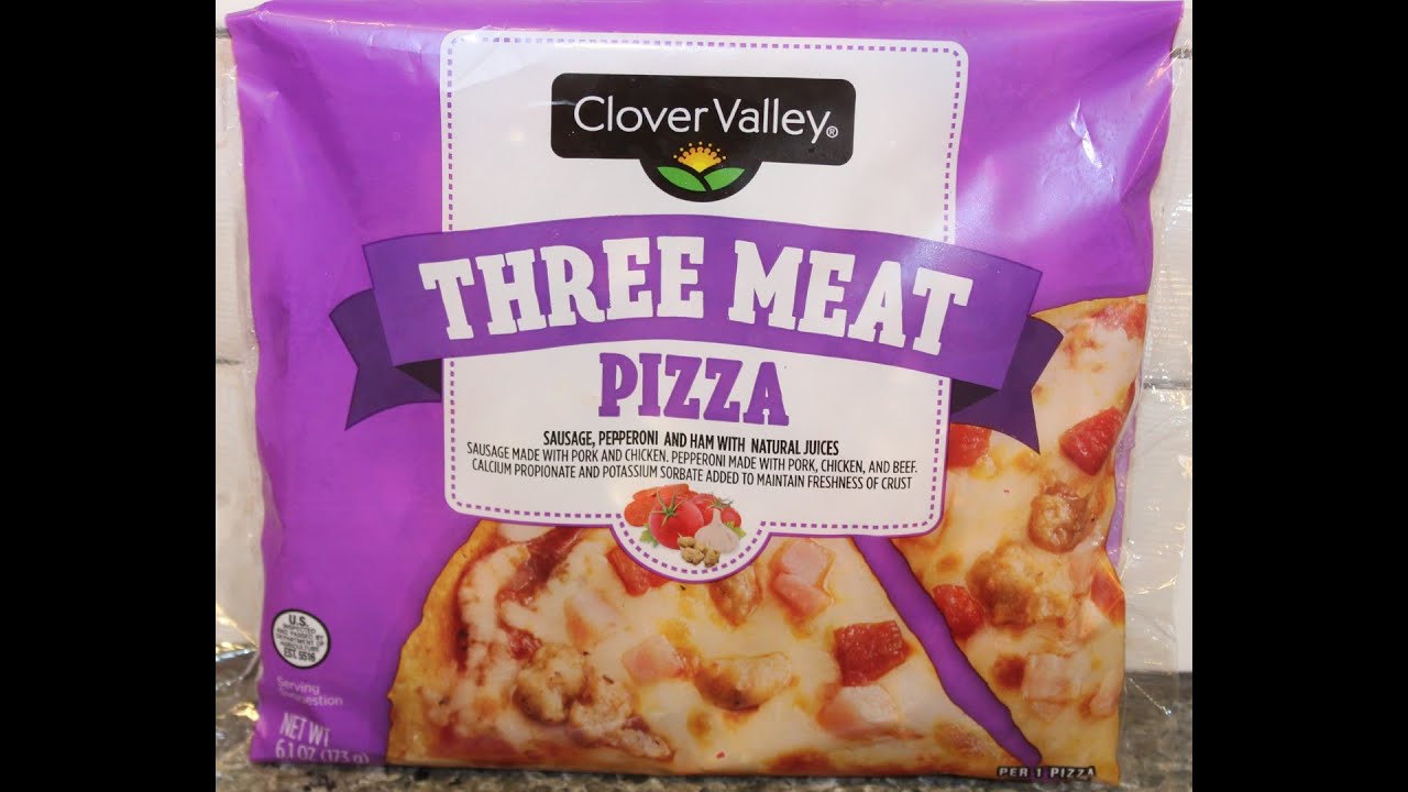 Clover Valley (Dollar General) Three Meat Pizza Review YouTube